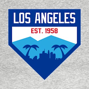 Los Angeles Home Plate Skyline T-Shirt